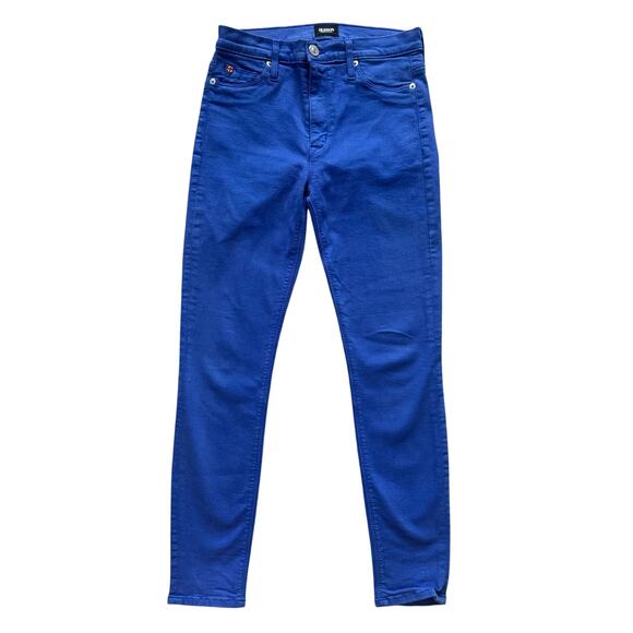 Hudson Colored Jeans Women's 27 Blue Barbara High Rise Skinny Ankle Preppy - Picture 1 of 14